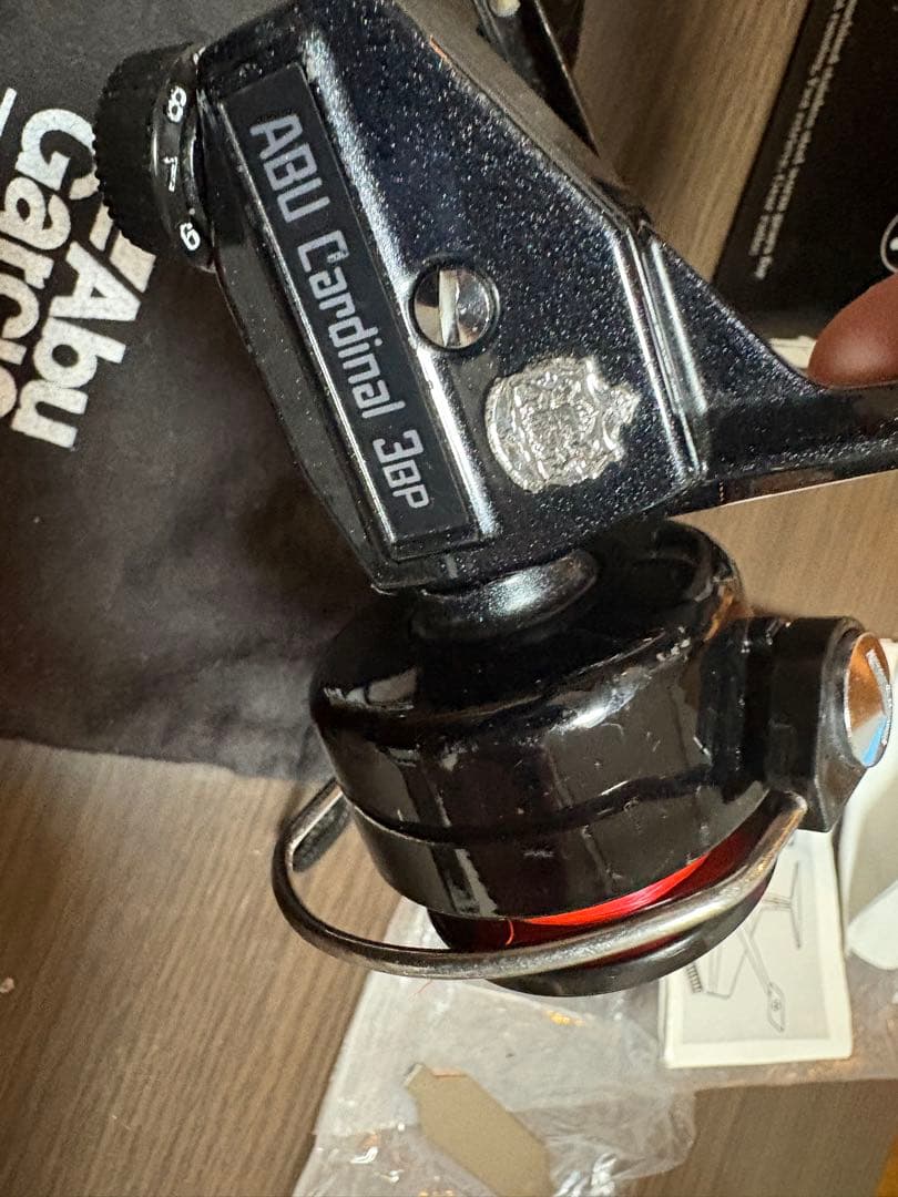 ABUカーディナル3BP アブガルシア　スピニングリール　替えスプール付き