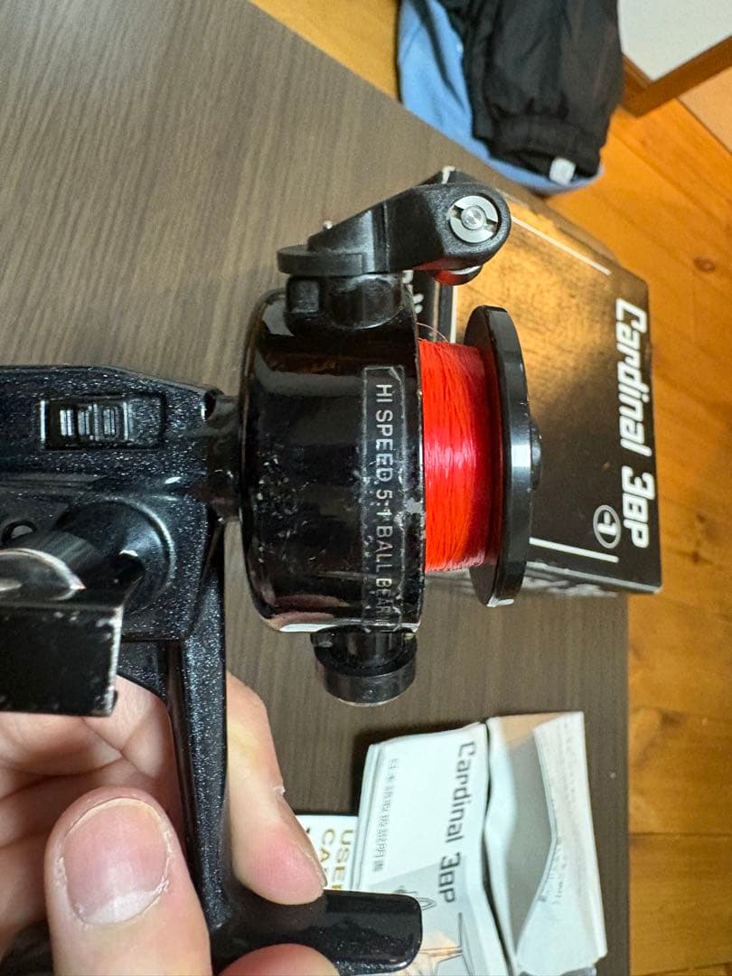 ABUカーディナル3BP アブガルシア　スピニングリール　替えスプール付き