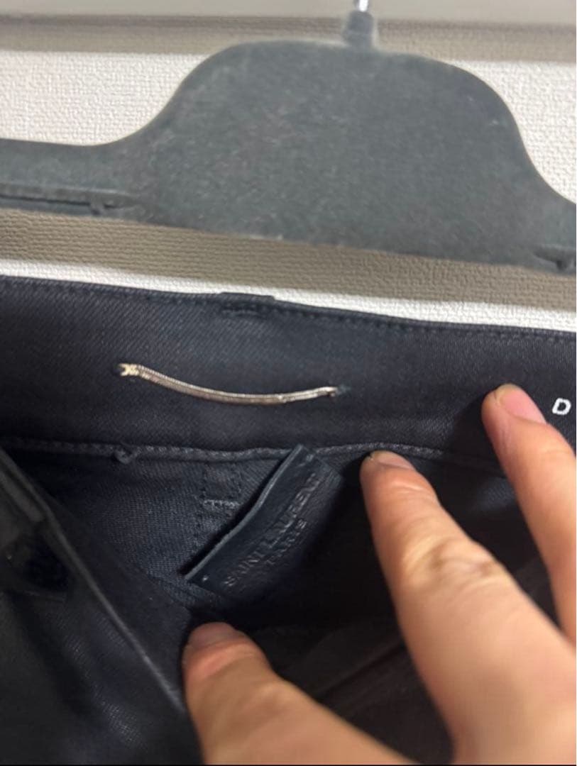 SAINT LAURENT PARIS 30 コーティングデニム