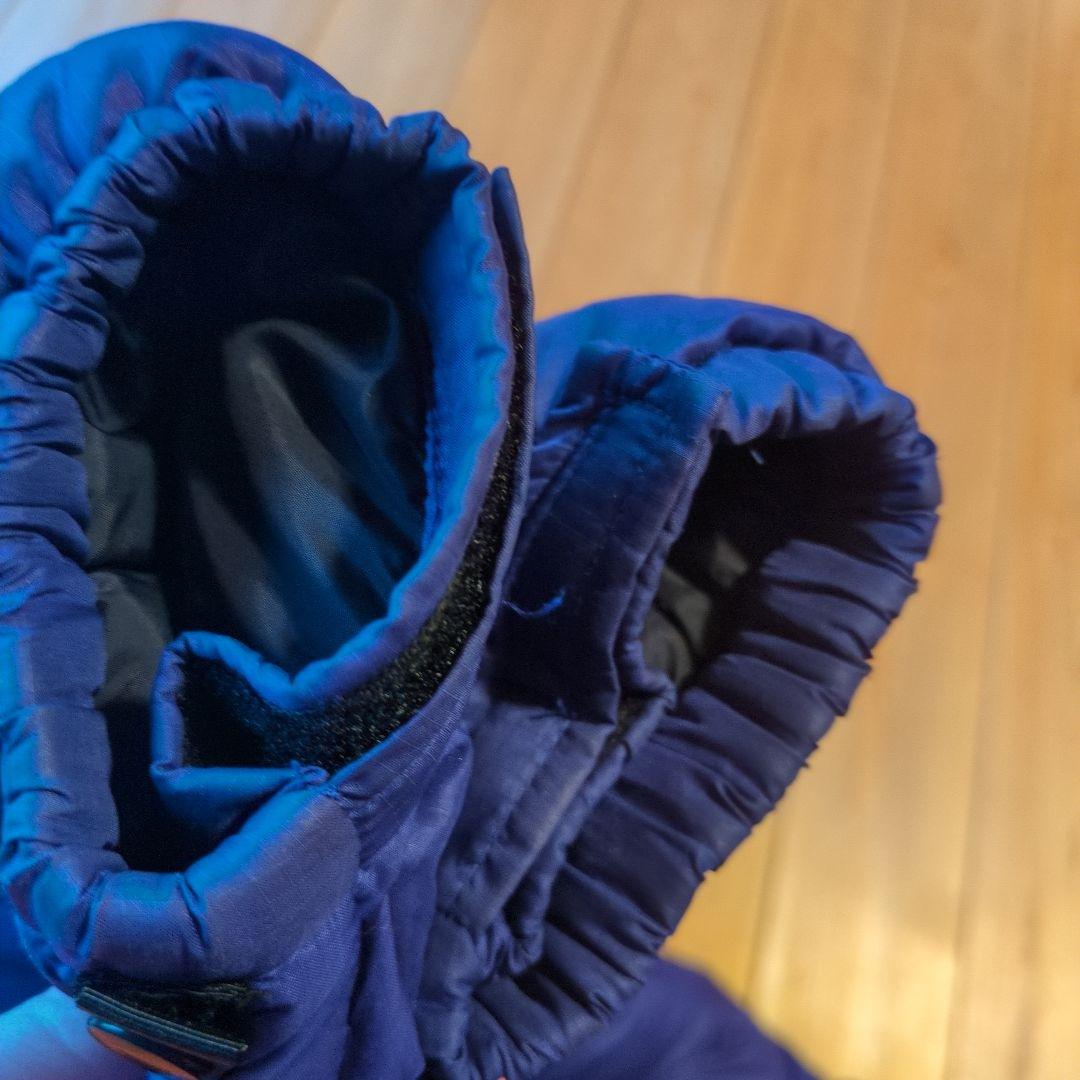 THE NORTH FACE ヌプシ　ダウンジャケット 黒/青　メンズМ相当