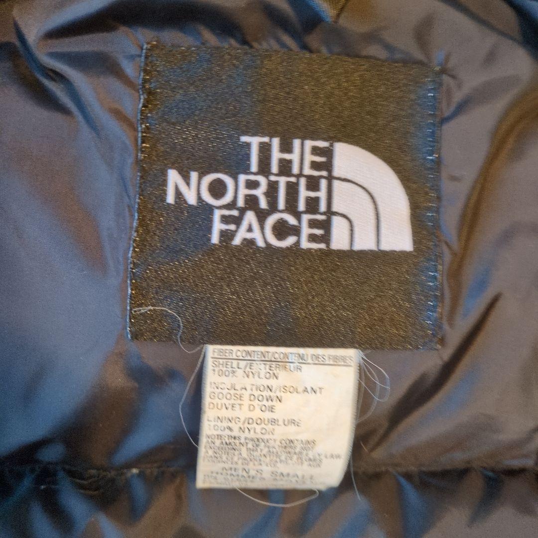 THE NORTH FACE ヌプシ　ダウンジャケット 黒/青　メンズМ相当