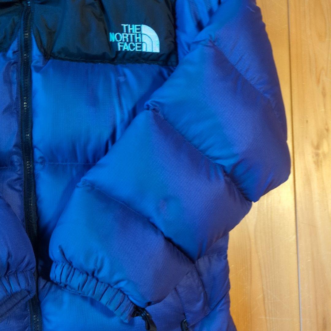 THE NORTH FACE ヌプシ　ダウンジャケット 黒/青　メンズМ相当