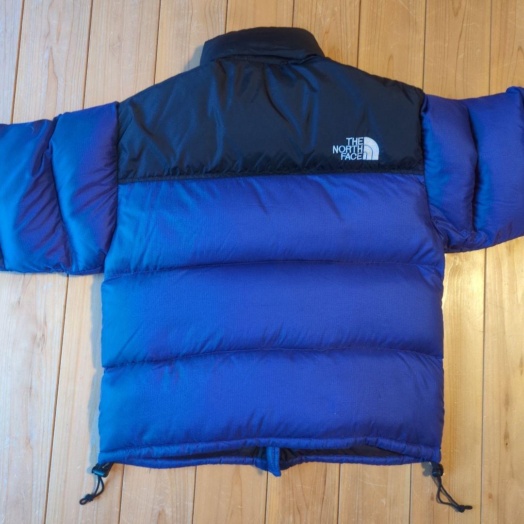 THE NORTH FACE ヌプシ　ダウンジャケット 黒/青　メンズМ相当