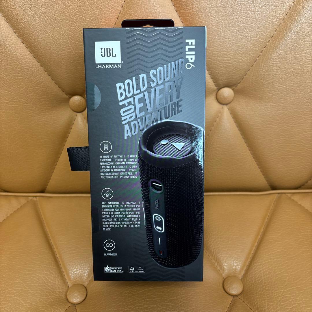 JBL FLIP6 BLK黒Bluetooth スピーカー HARMAN