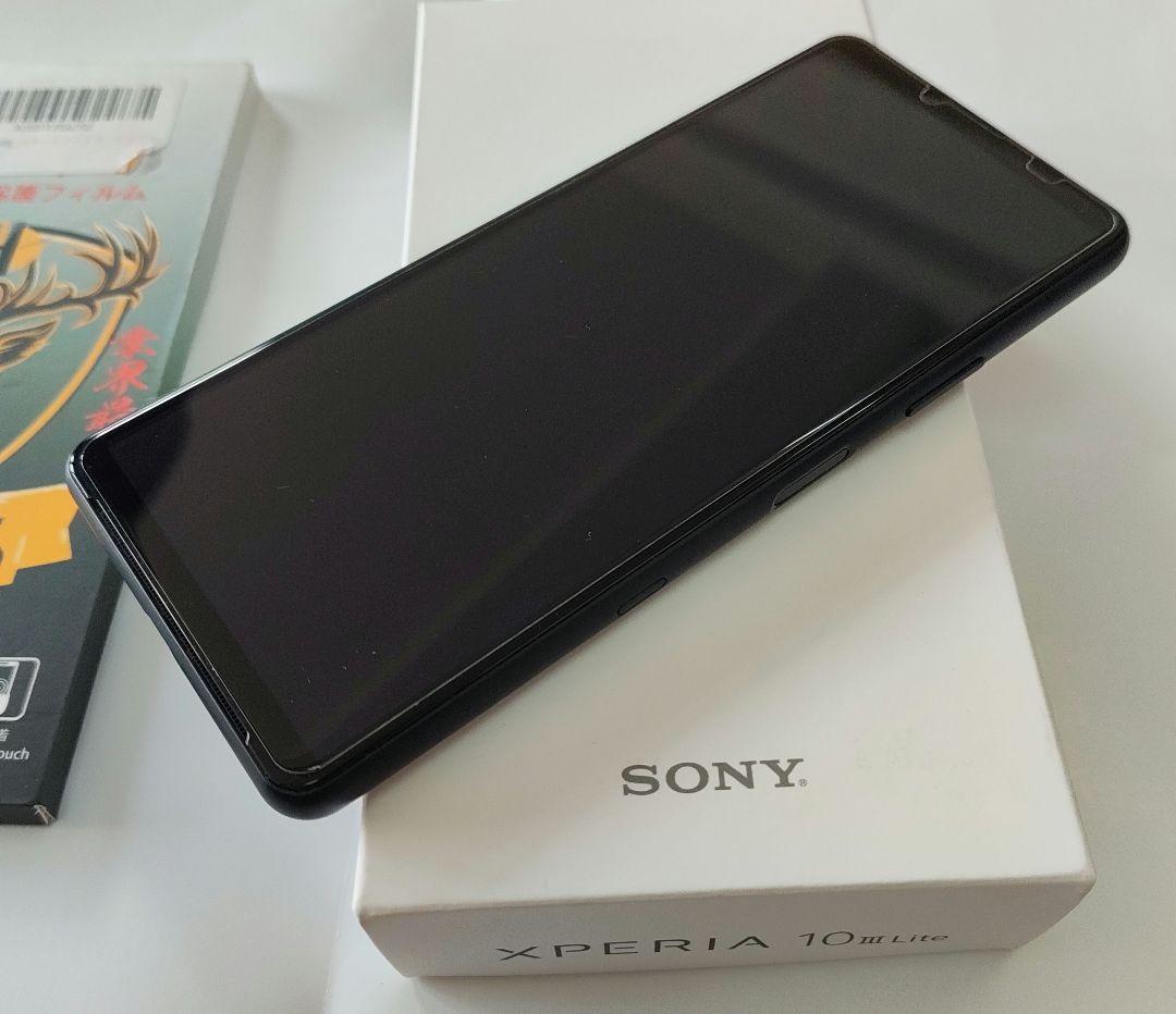 中古　SONY XPERIA 10 III Lite ブラック　おまけ付き
