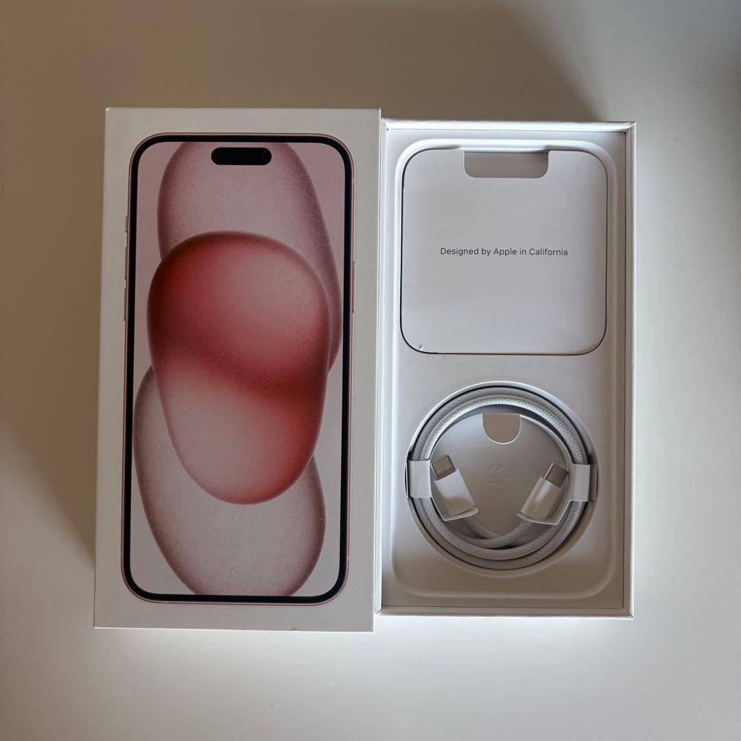iPhone15plus 256GB ピンク