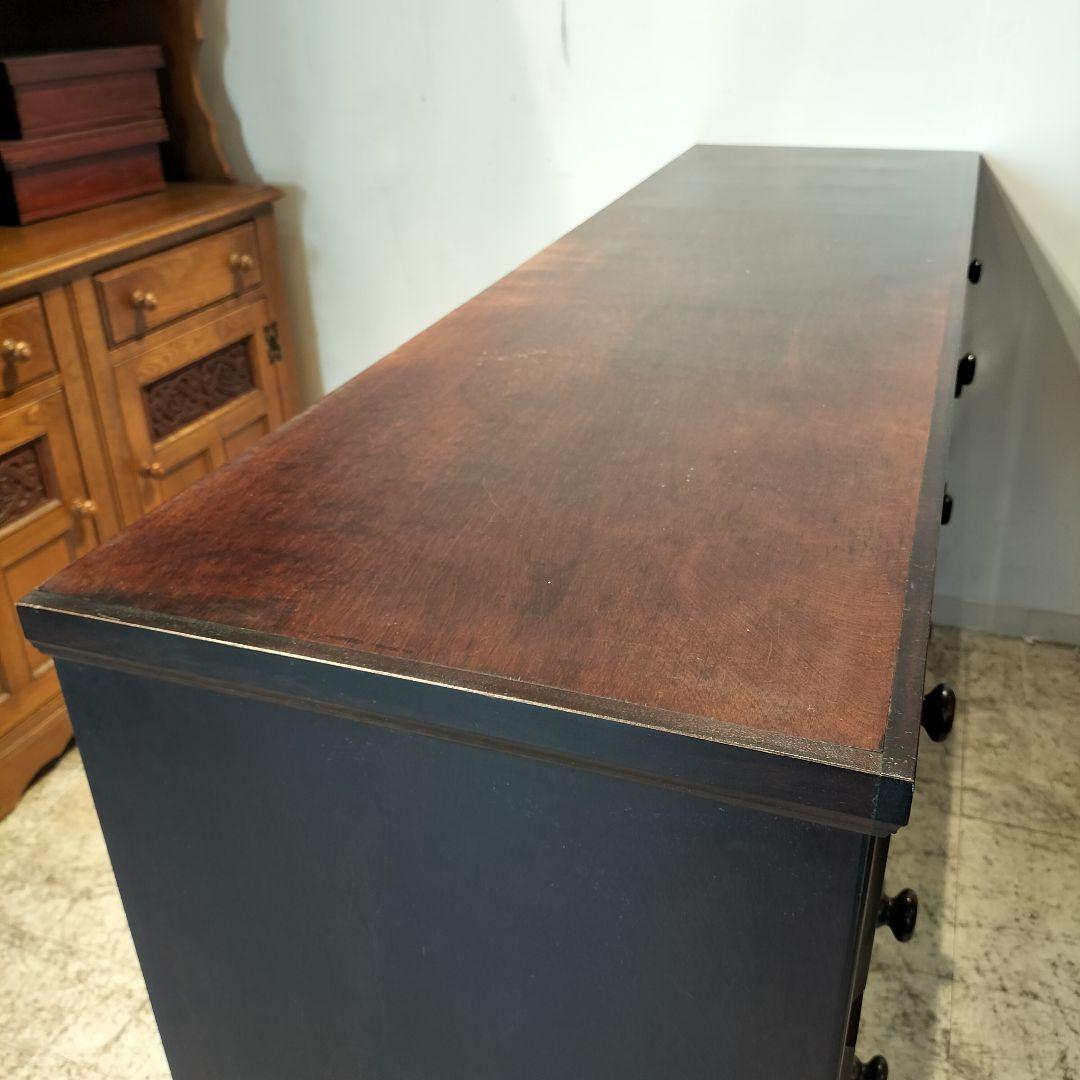 M♦北海道　民芸家具　4段チェスト　 和光木材