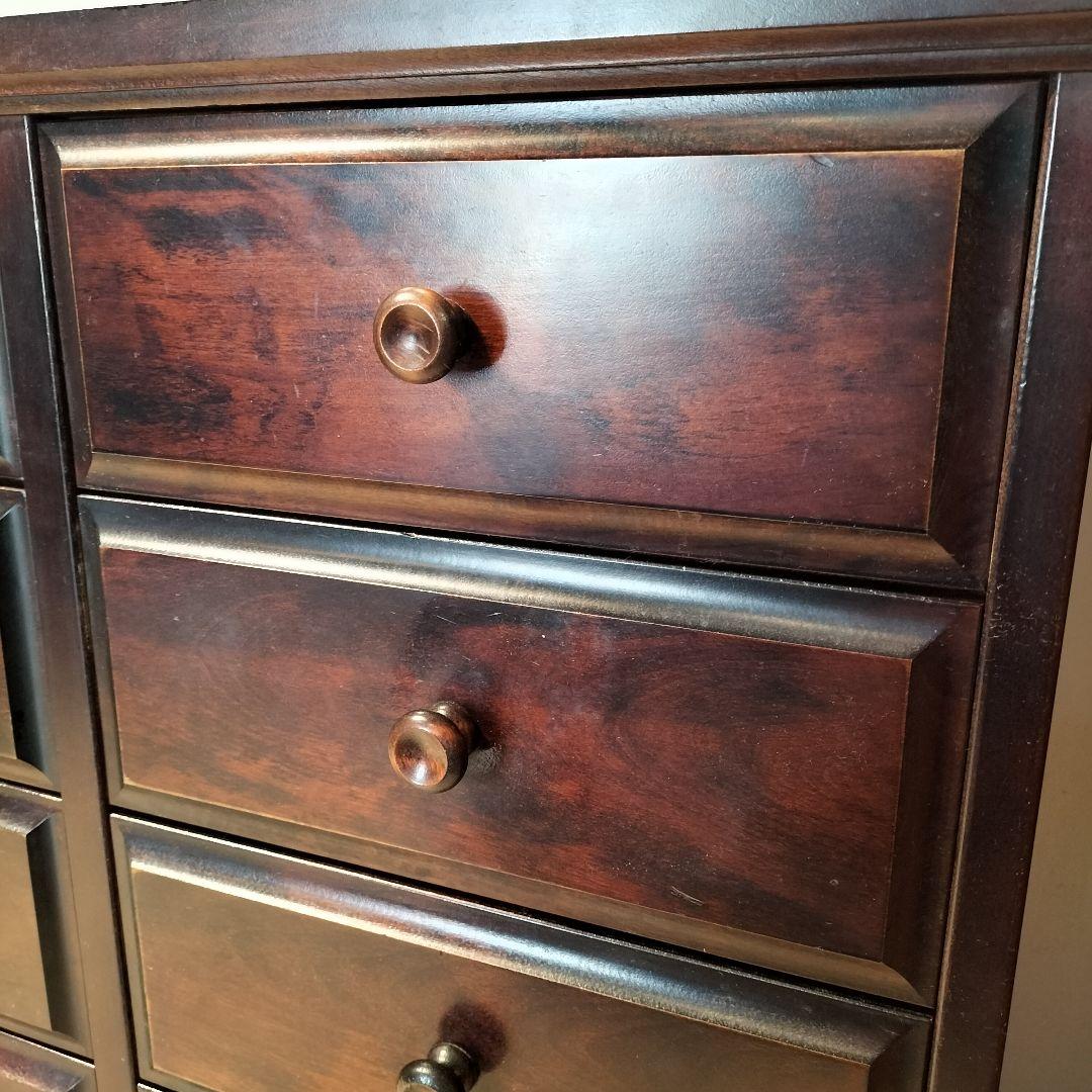 M♦北海道　民芸家具　4段チェスト　 和光木材