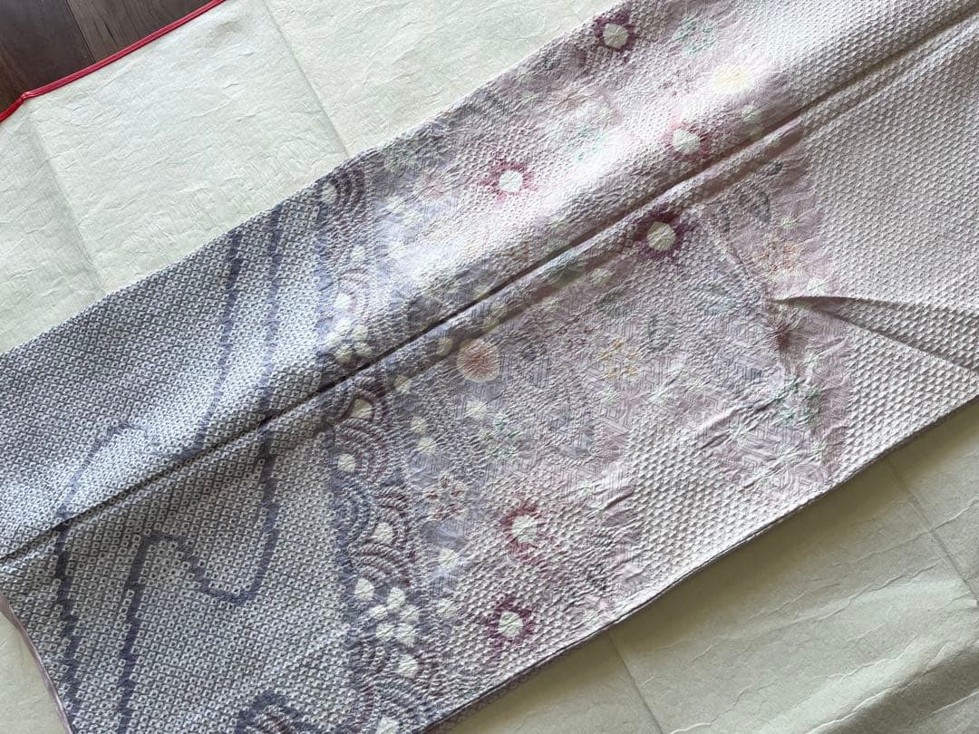 章　藤娘きぬたや◆幻想的な流水文様の訪問着◆総絞り