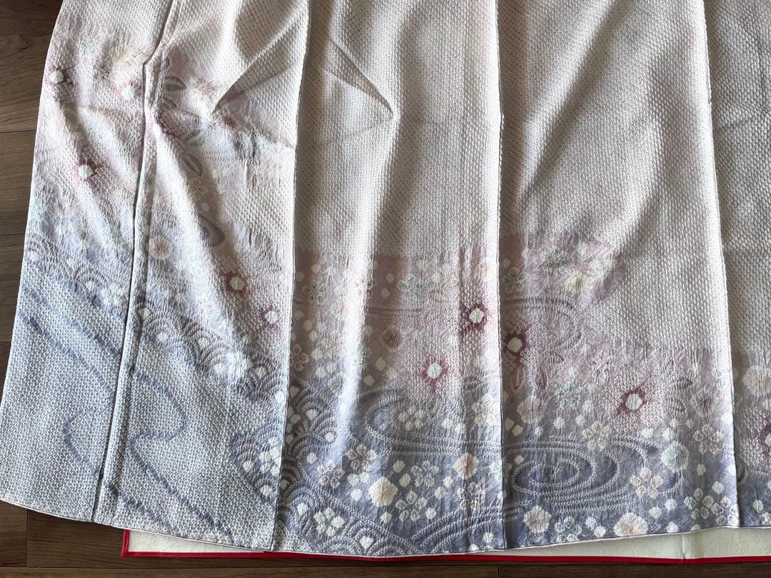 章　藤娘きぬたや◆幻想的な流水文様の訪問着◆総絞り