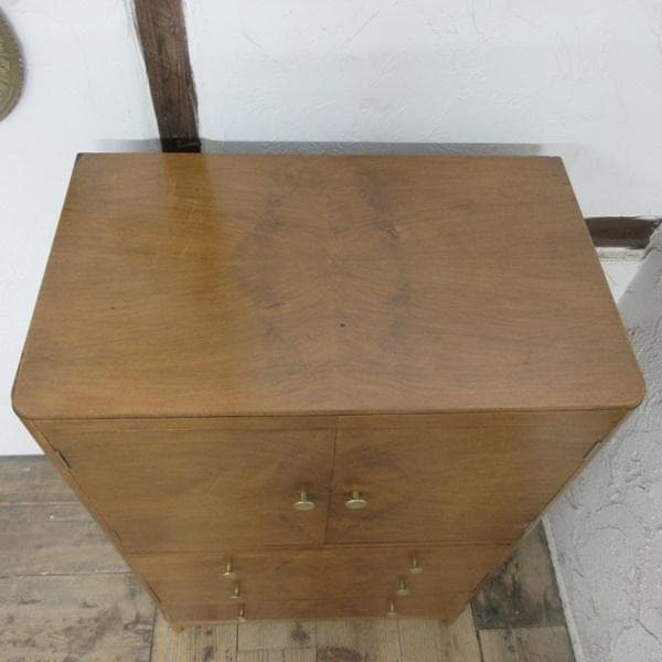 イギリス アンティーク 家具 トールボーイ チェスト タンス 収納 6978d