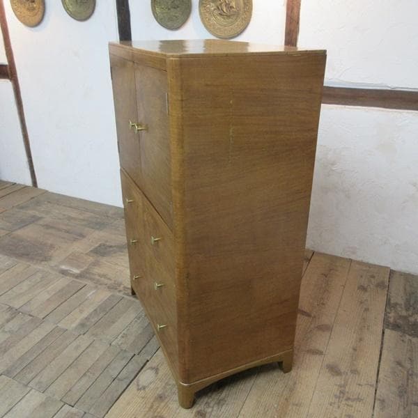 イギリス アンティーク 家具 トールボーイ チェスト タンス 収納 6978d