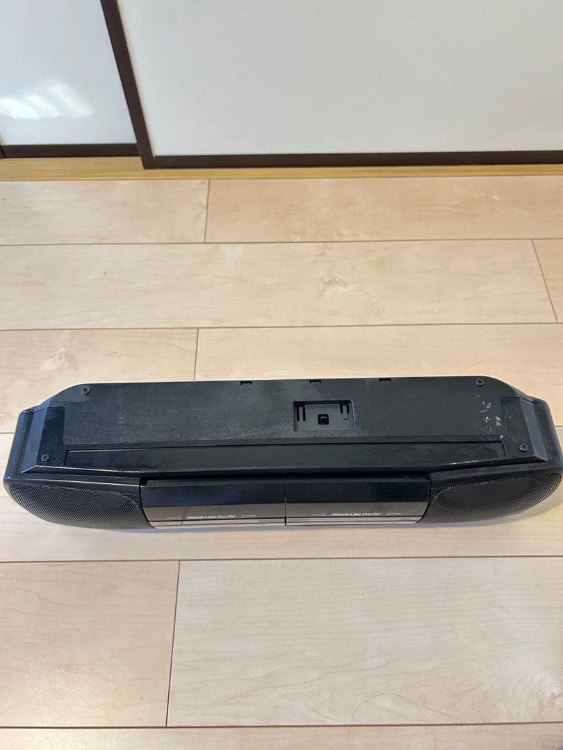 Victor Wオートリバース ラジカセ ブラック RC-F3