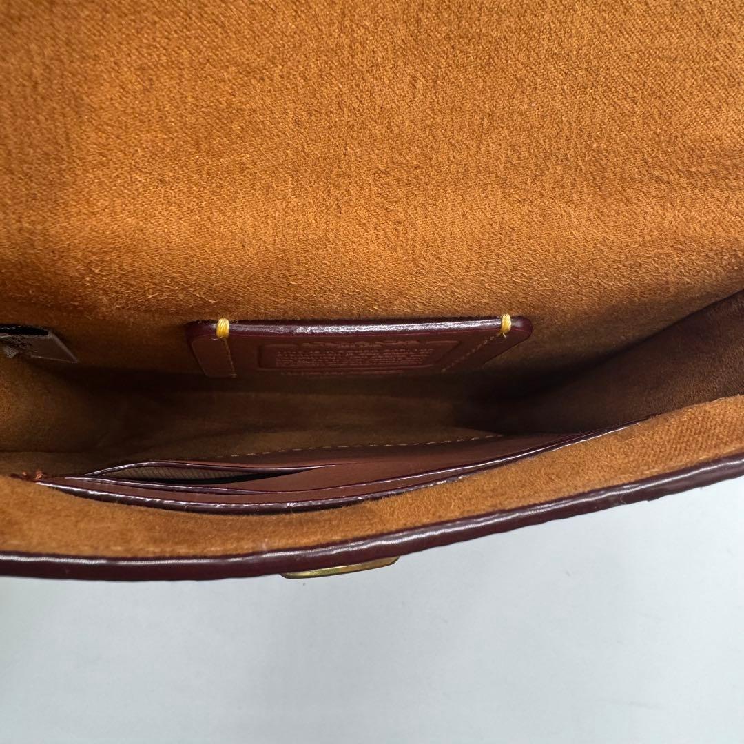 極美品✨ コーチ ショルダーバッグ トール ストゥディオ シグネチャー 茶色