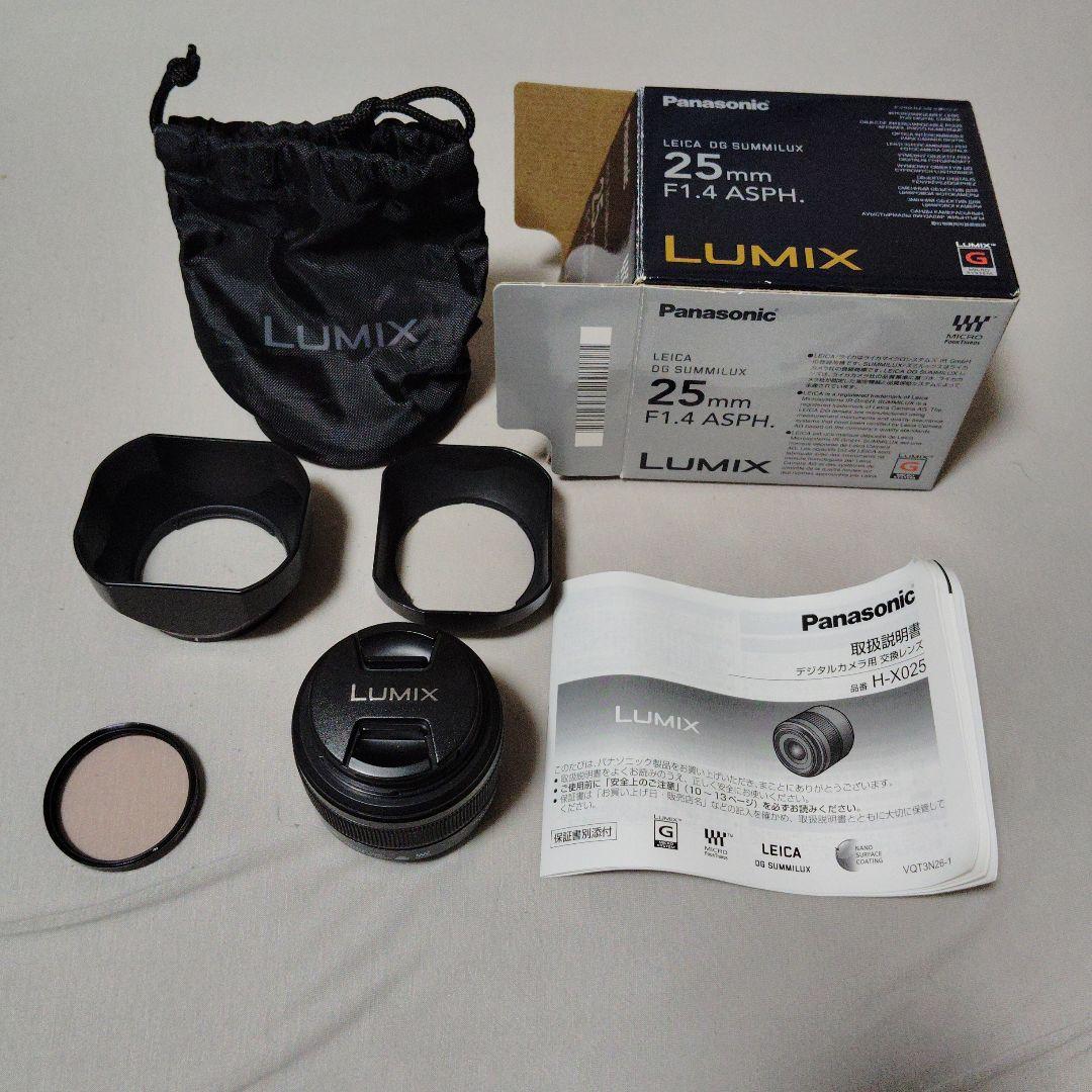 レンズ(単焦点) lumix leica DG summilux 25mm f.14 H-X025