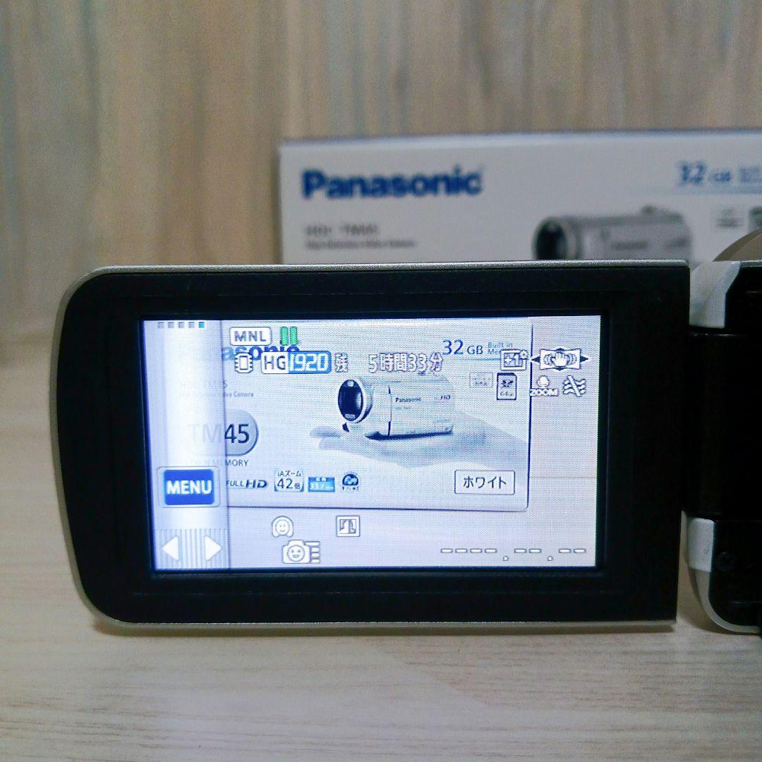 Panasonic　HDC-TM45　デジタルハイビジョンビデオカメラ　箱付き