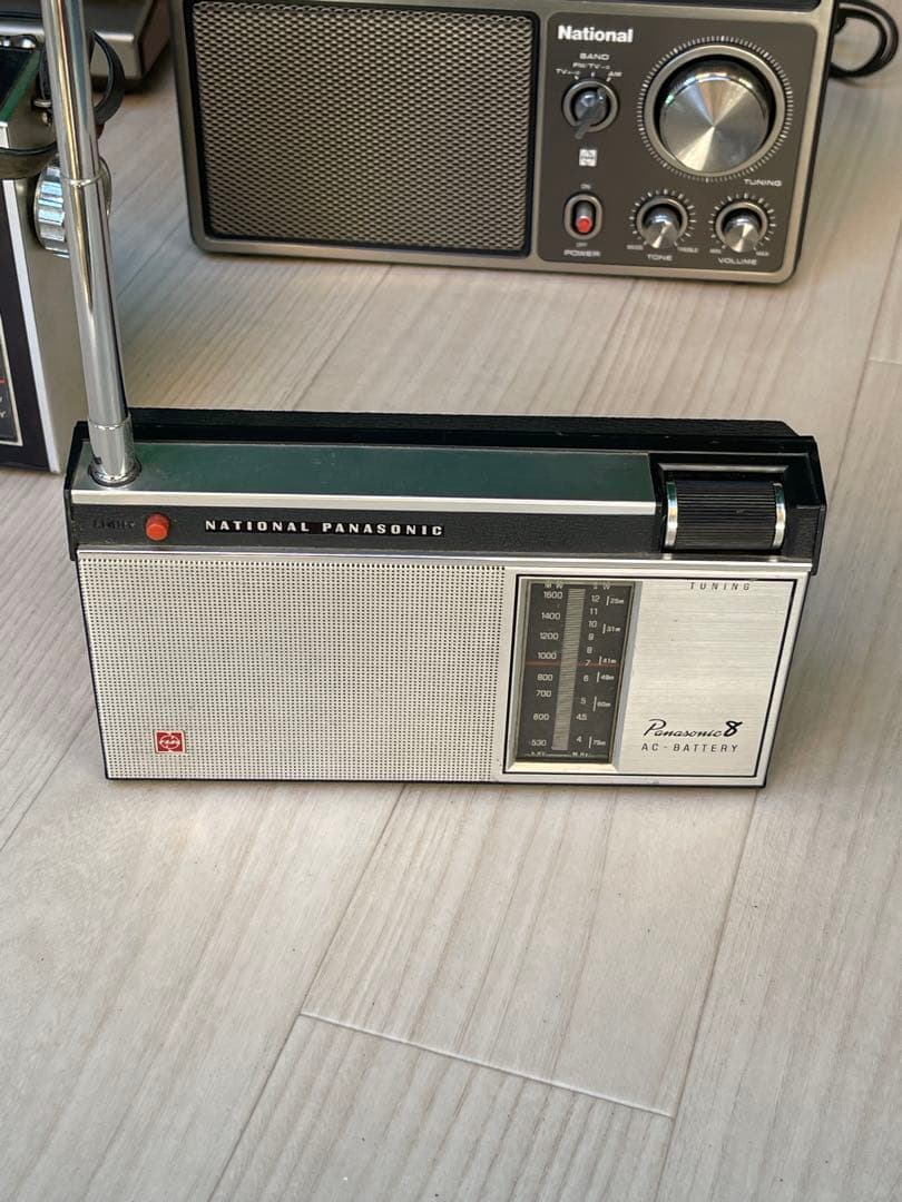 は*ん様 Nationalビンテージラジオ4台(ジャンク品)