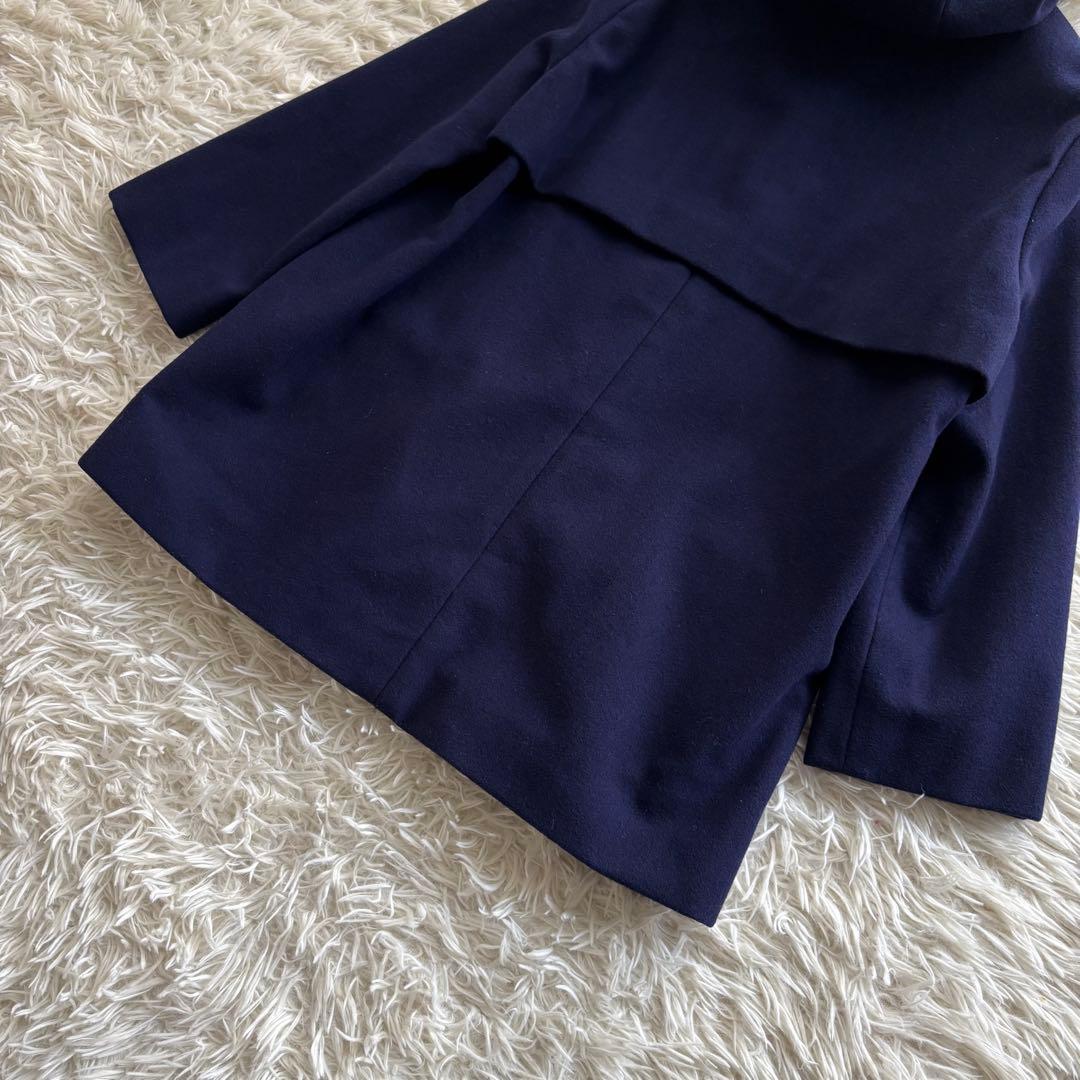 Chloe クロエ ハーフコート 2way スタンドカラー フード スロバキア製