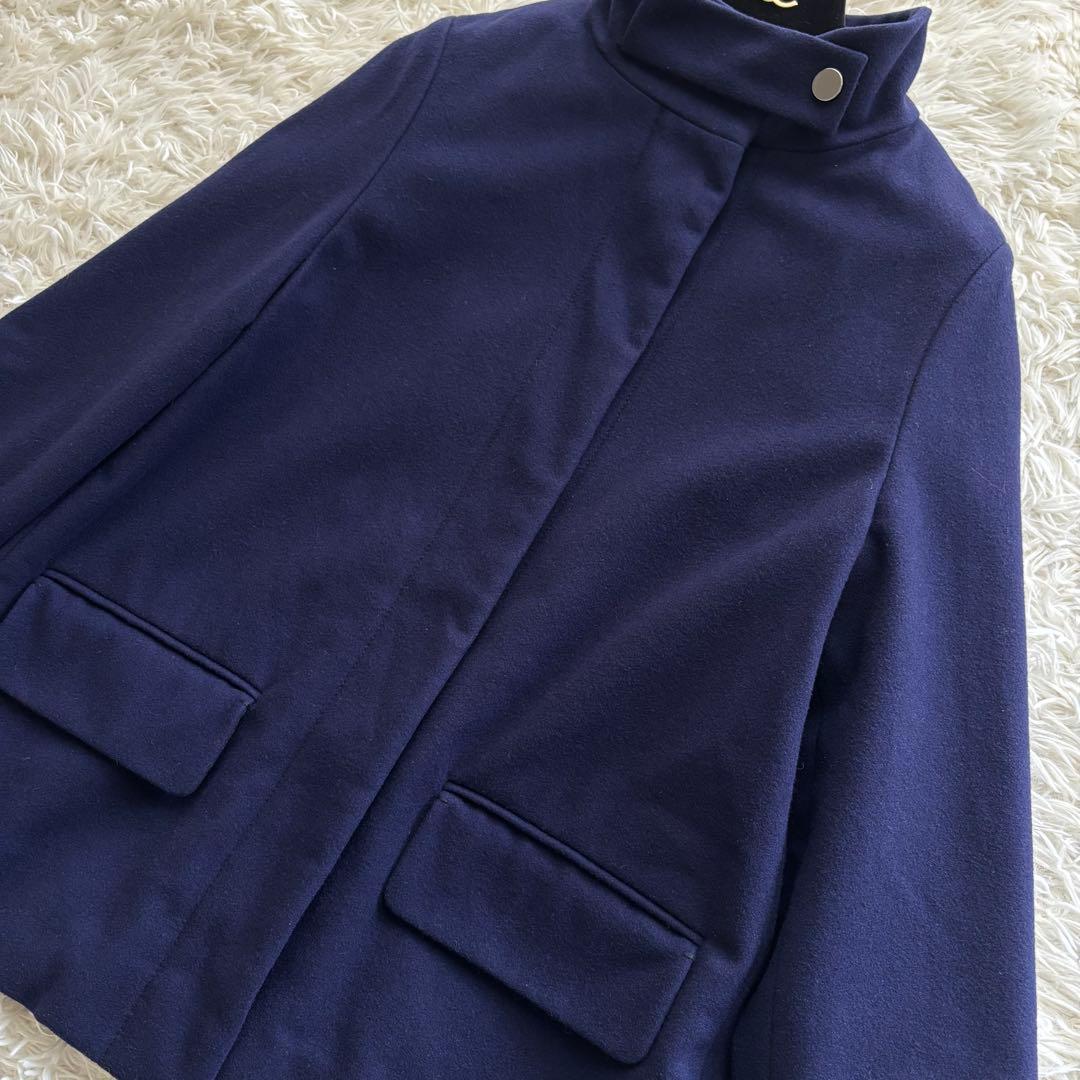 Chloe クロエ ハーフコート 2way スタンドカラー フード スロバキア製