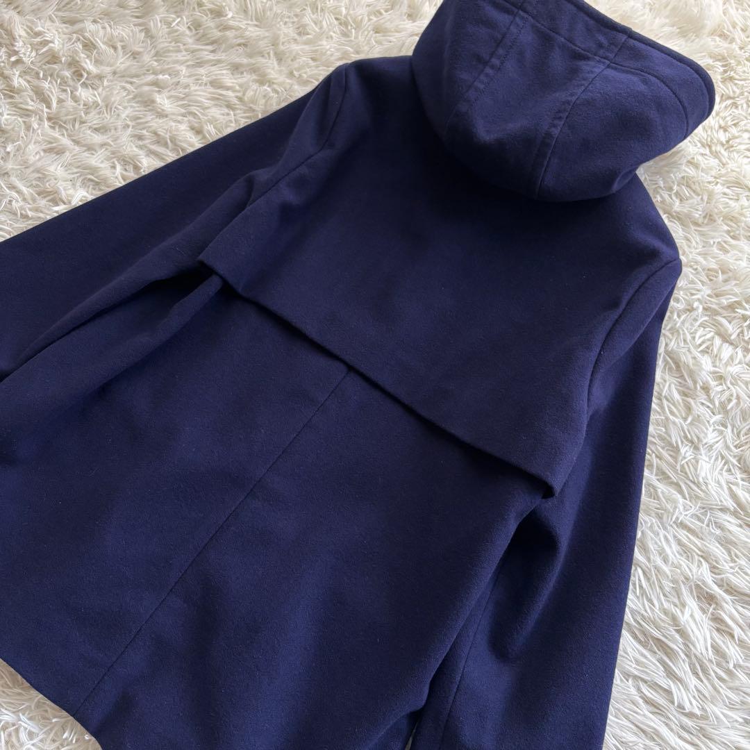 Chloe クロエ ハーフコート 2way スタンドカラー フード スロバキア製