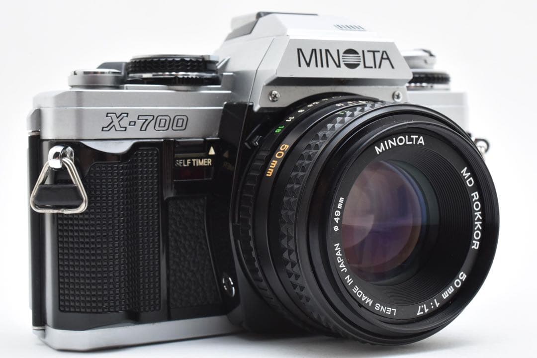 【希少】MINOLTA X-700 MD 50mm f1.7 シルバー