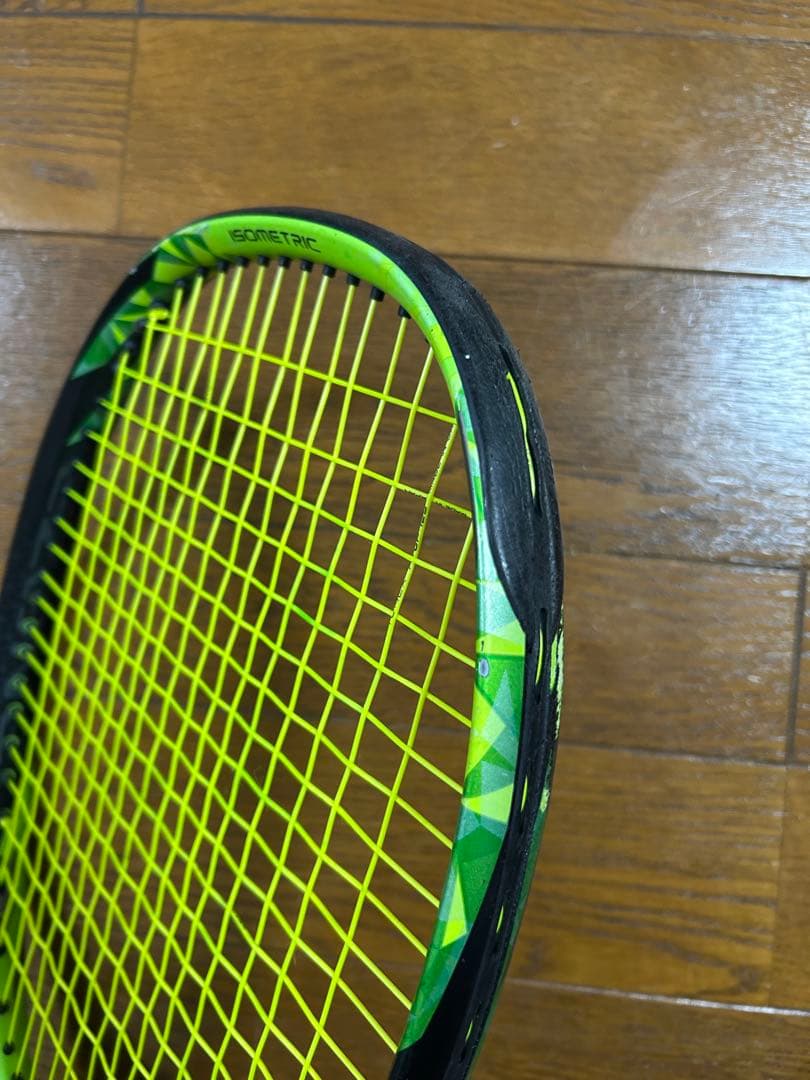 YONEX EZONE100 ブラックグリーン テニスラケット袋あり