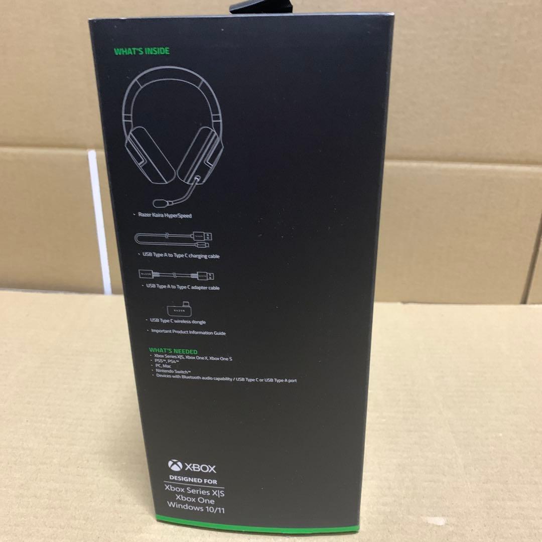 新品未開封　Razer レイザー Kaira HyperSpeed　ヘッドセット