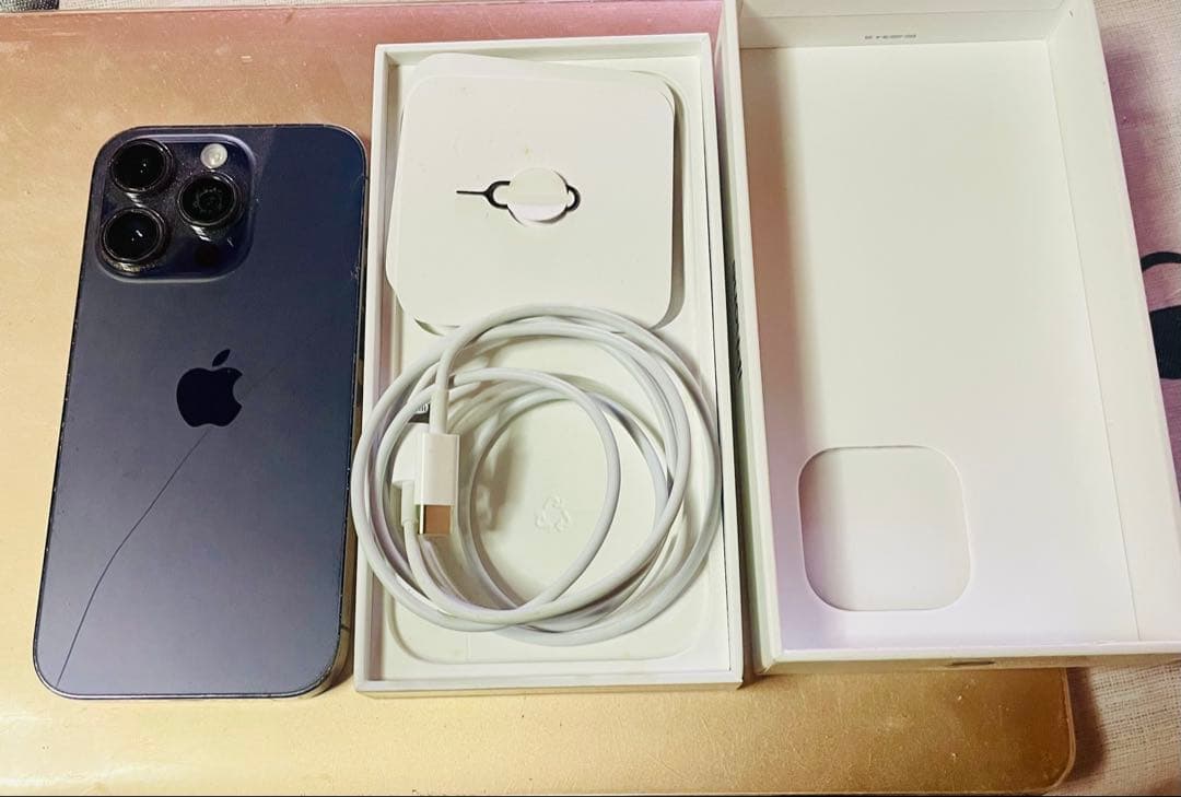 iPhone14 Pro 128GB ディープパープル SIMフリー ジャンク品