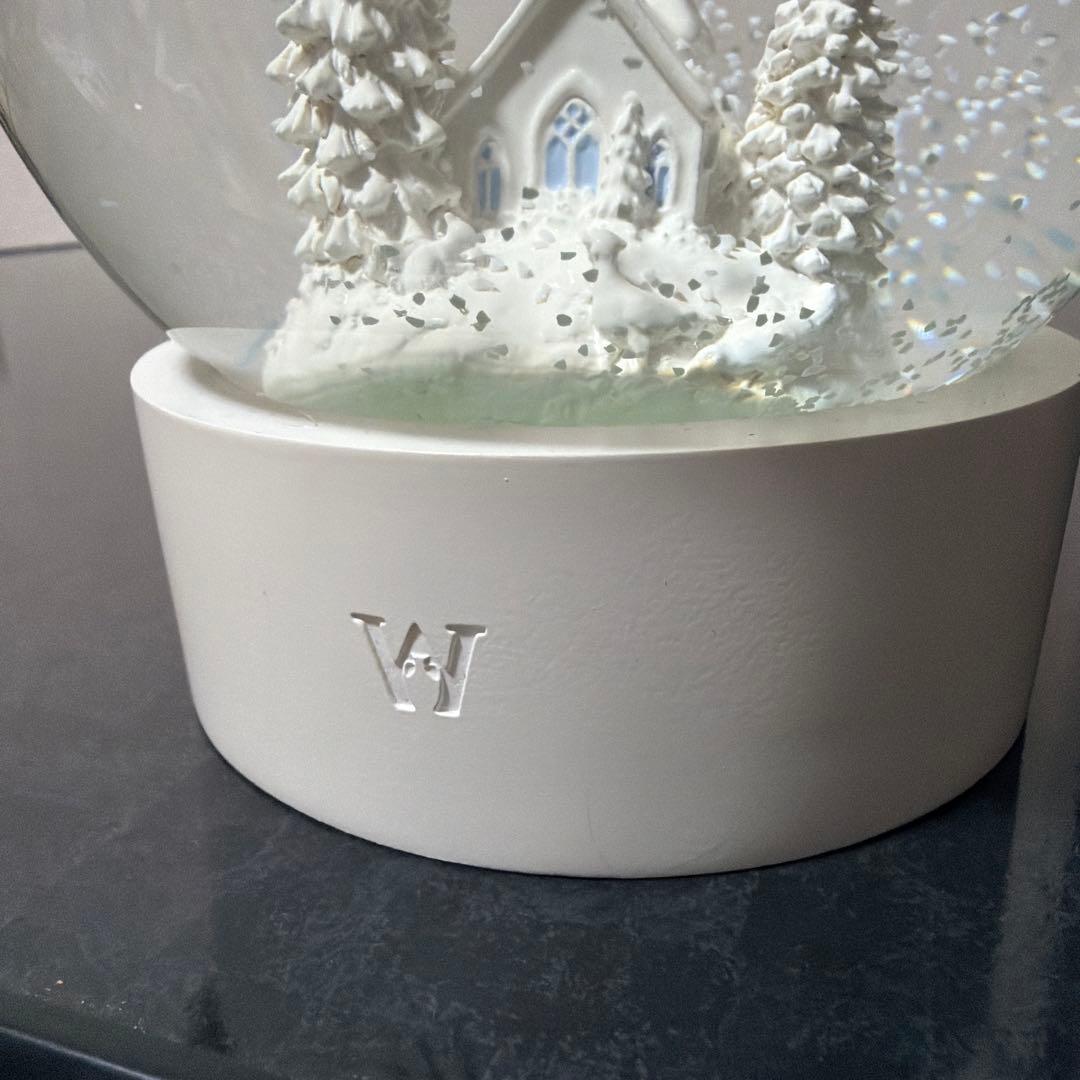  ウェッジウッド スノードーム クリスマス 箱 取説 インテリア