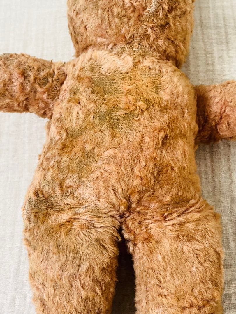 アンティークヴィンテージUSAテディベア うさぎドール古びたぬいぐるみ