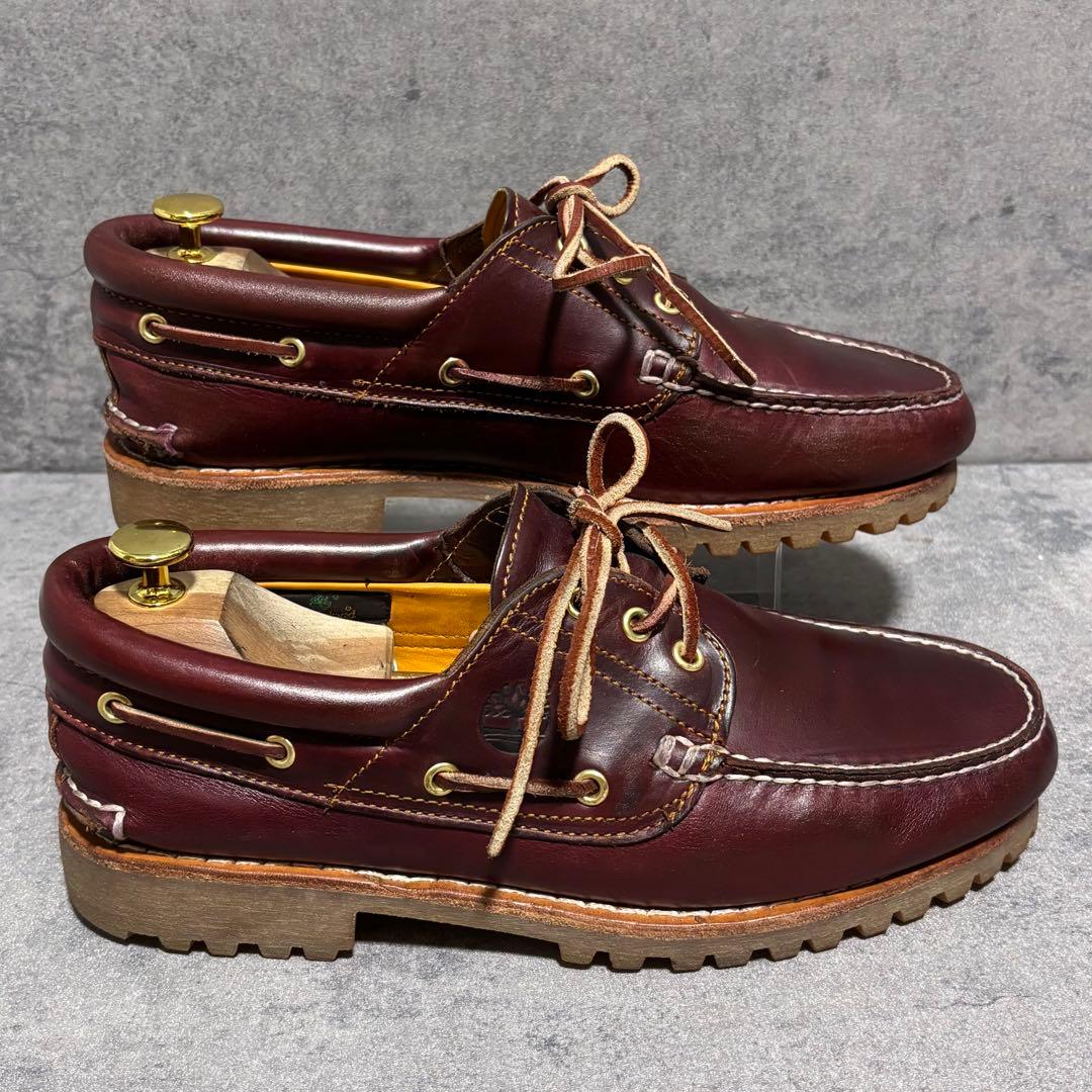 未使用級　ティンバーランド　3eye モカシン　バーガンディ　2024