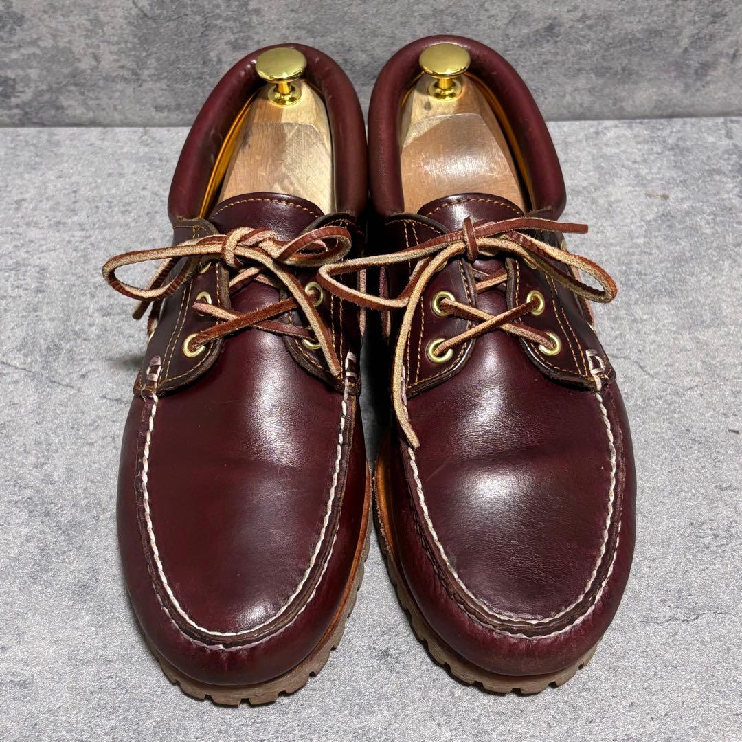未使用級　ティンバーランド　3eye モカシン　バーガンディ　2024