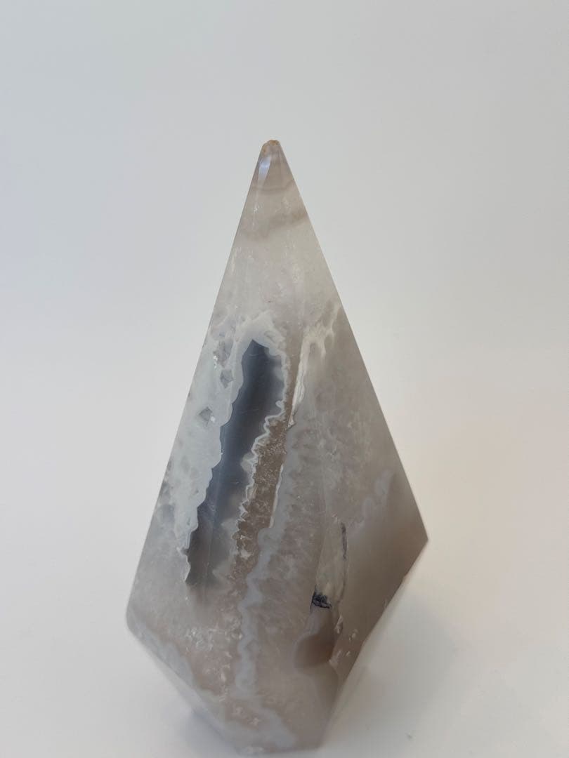 瑪瑙　ドゥルージー　ジオード　置物