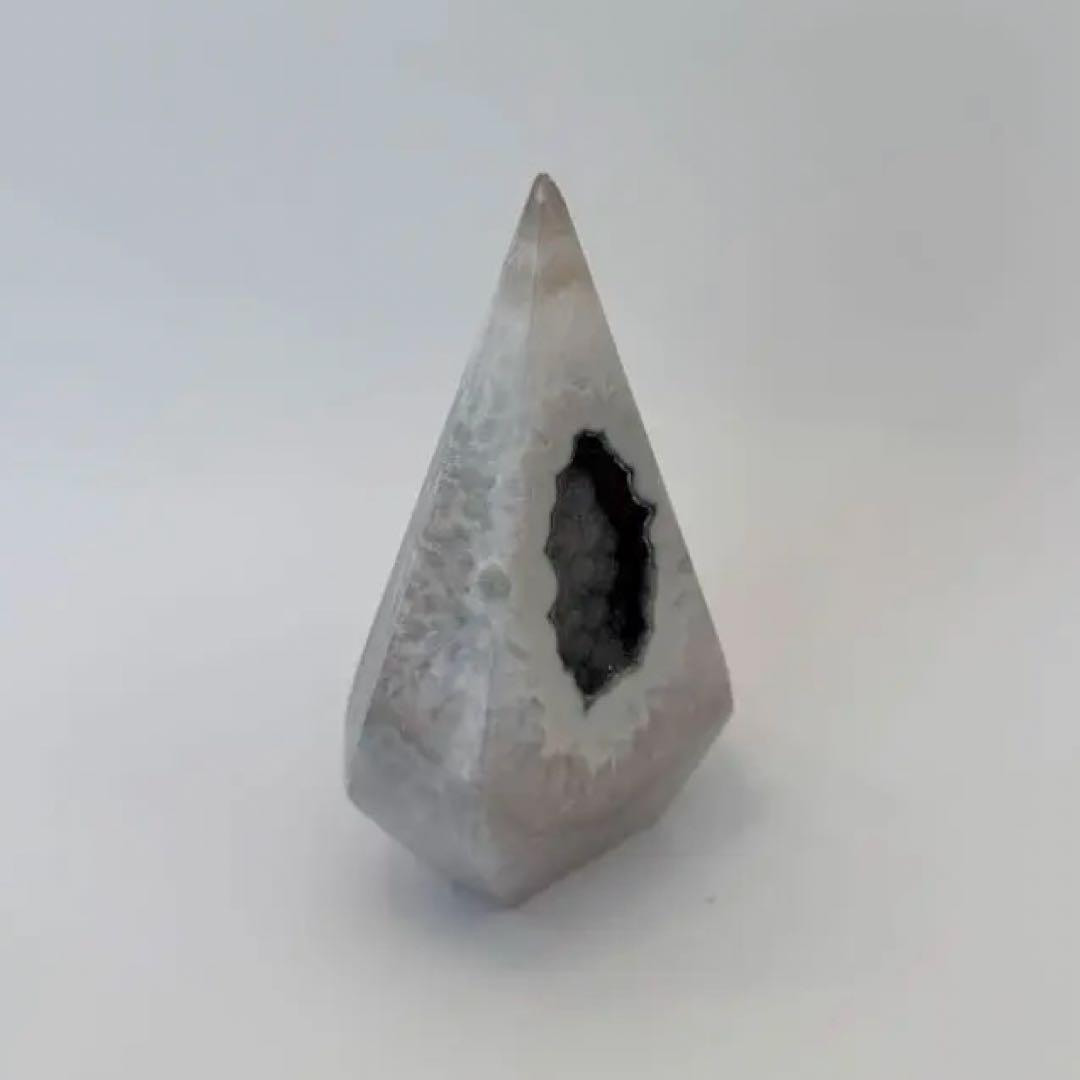 瑪瑙　ドゥルージー　ジオード　置物