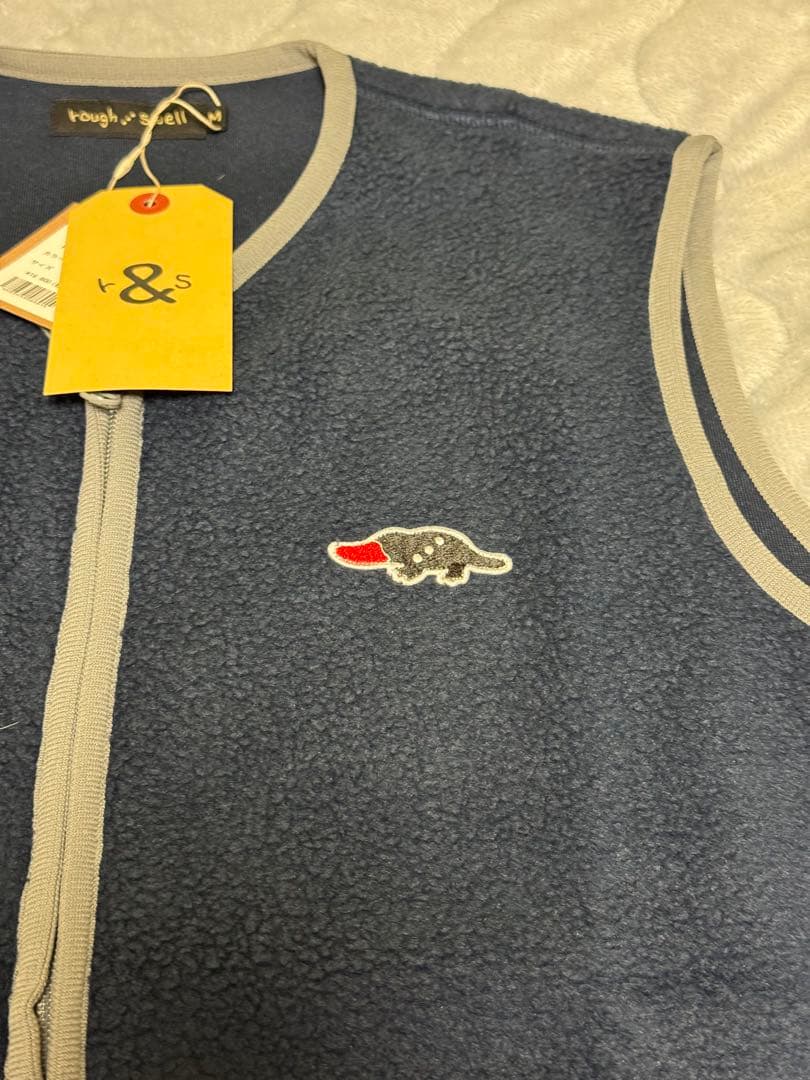 rough & swell フリースベスト M ネイビー