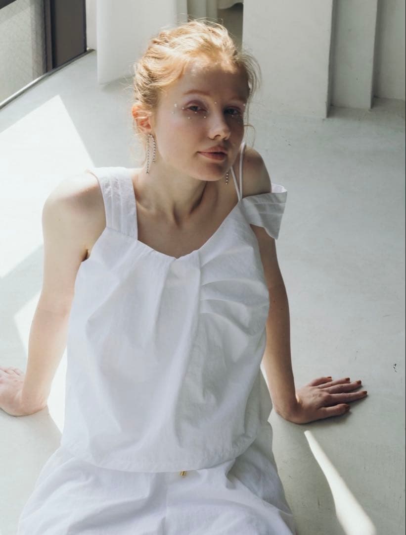 【Pois】新品 Splash setup tops ホワイト　Mサイズ