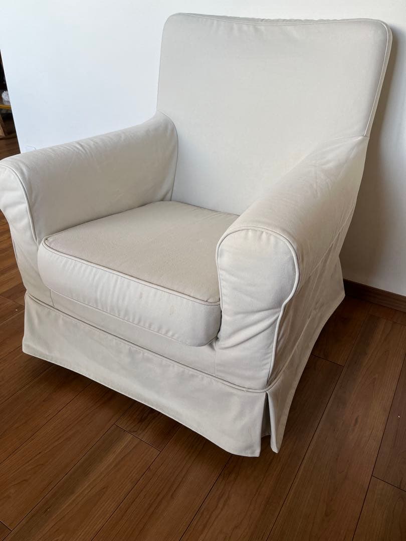 IKEA　EKTORP　エークトルプ　ソファ　1シーター　ダメージあり