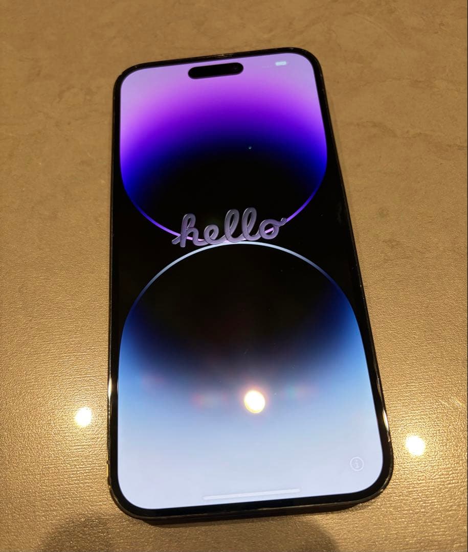 (*)様 美品 iPhone14 pro max 512GB ディープパープル