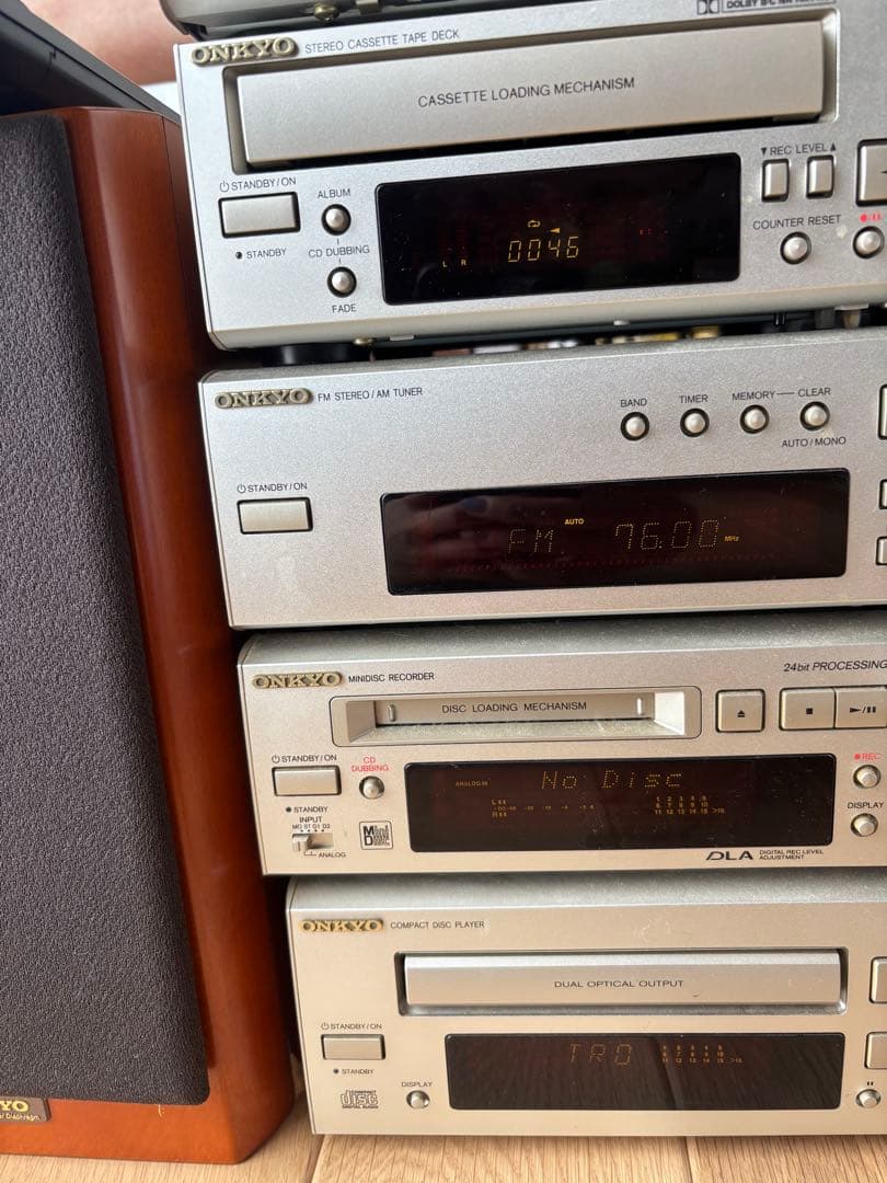 【ONKYO】コンポ（ステレオアンプほか）
