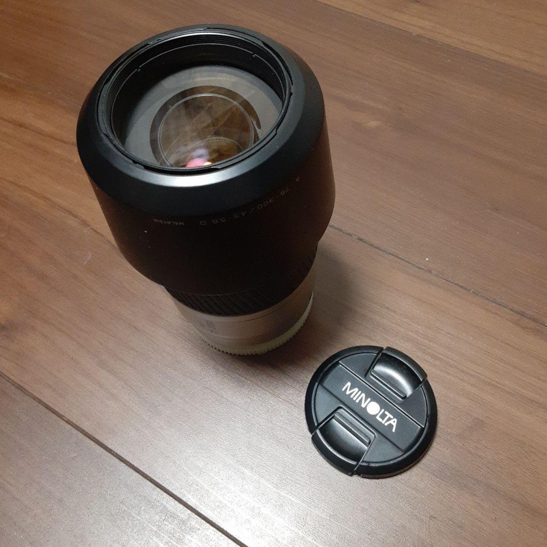 MINOLTA レンズAF zoom 75-300mm 1.5m/4.9ft