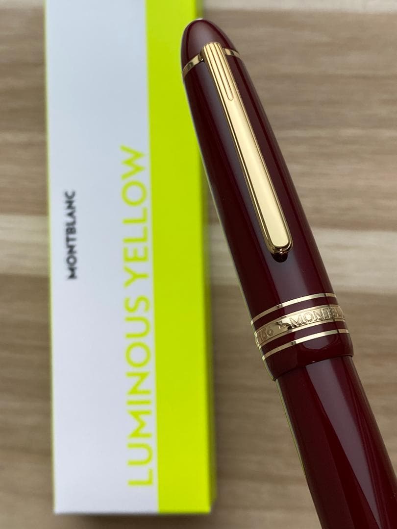超美品 モンブラン ボルドー　ル・グラン166 ドキュメントマーカー 蛍光ペン