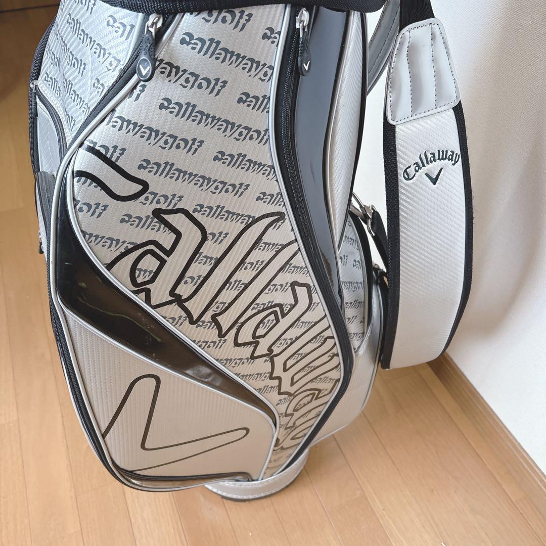 K415 美品！Callaway キャディバッグ シルバー