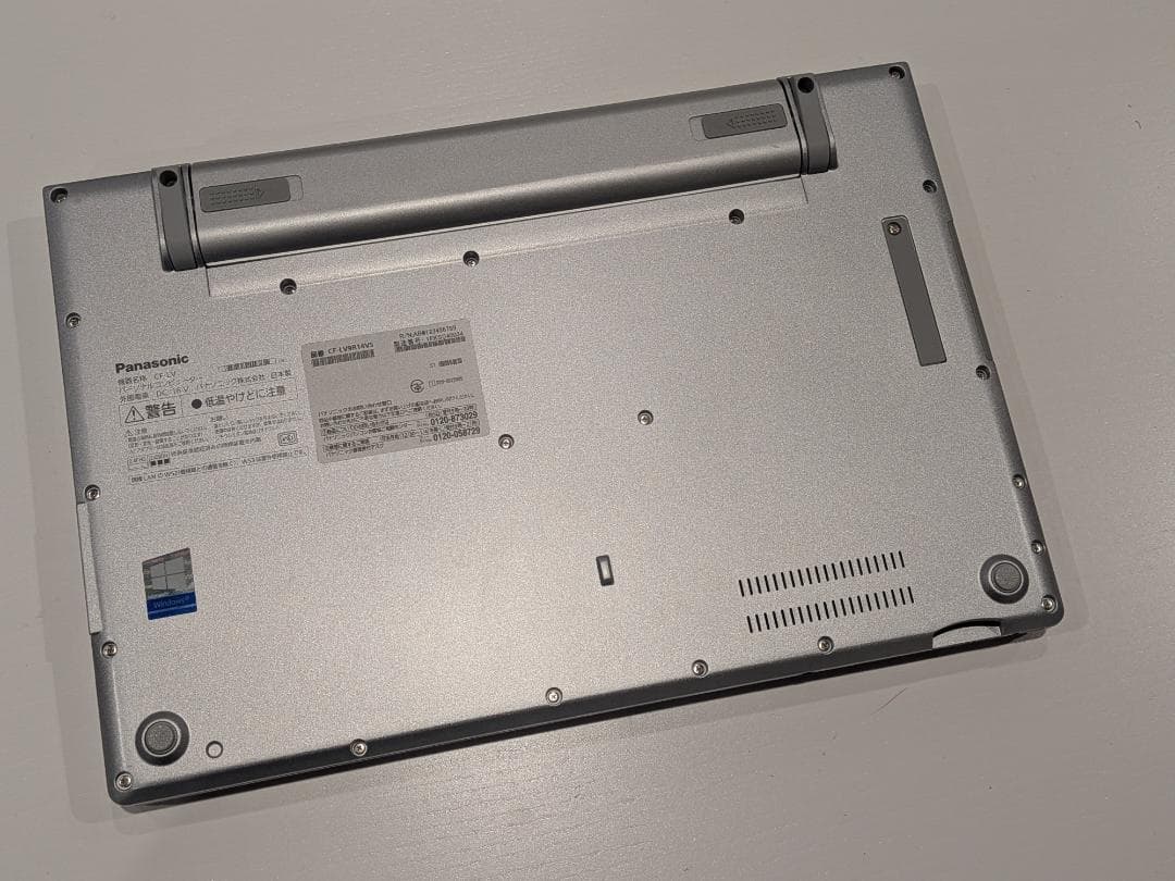 数か月使用 16GB i5 Let's note Panasonic CFLV9