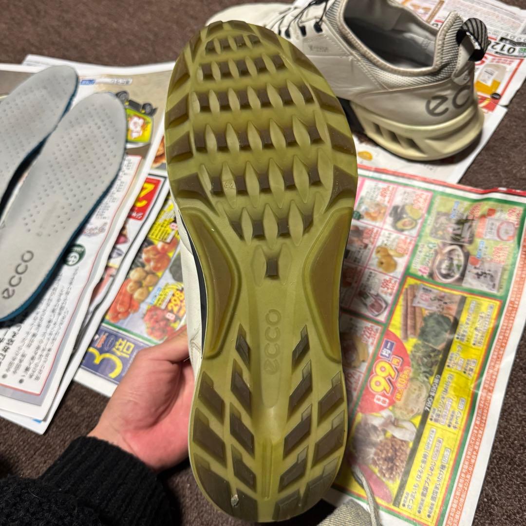 値下げ！ECCO ゴルフシューズ GORE-TEX ホワイト