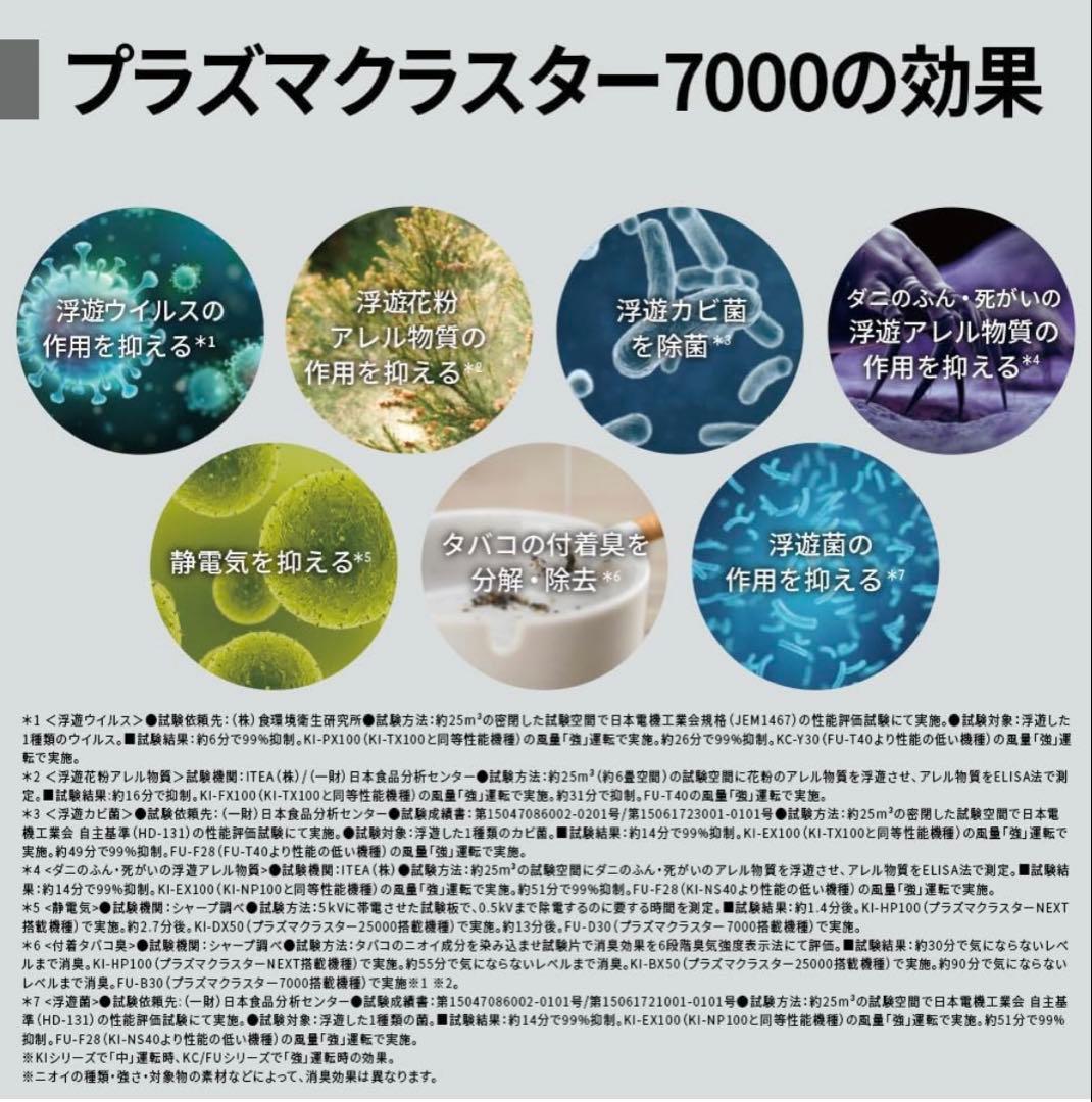 SHARP KC-J50-H 加湿空気清浄機 プラズマクラスター