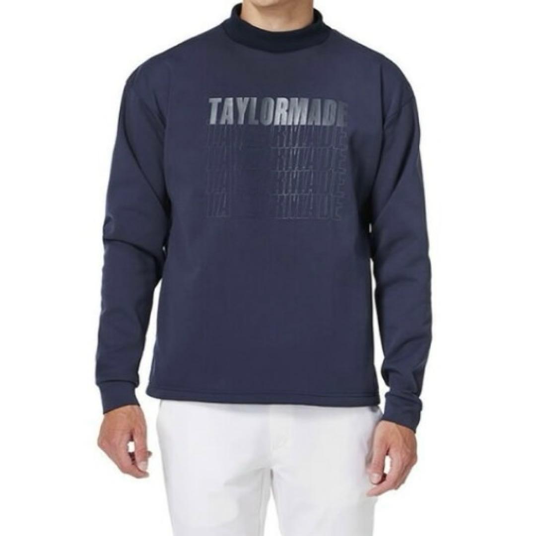 テーラーメイド グラフィックロゴ スウェットモック　サイズL ネイビー　新品