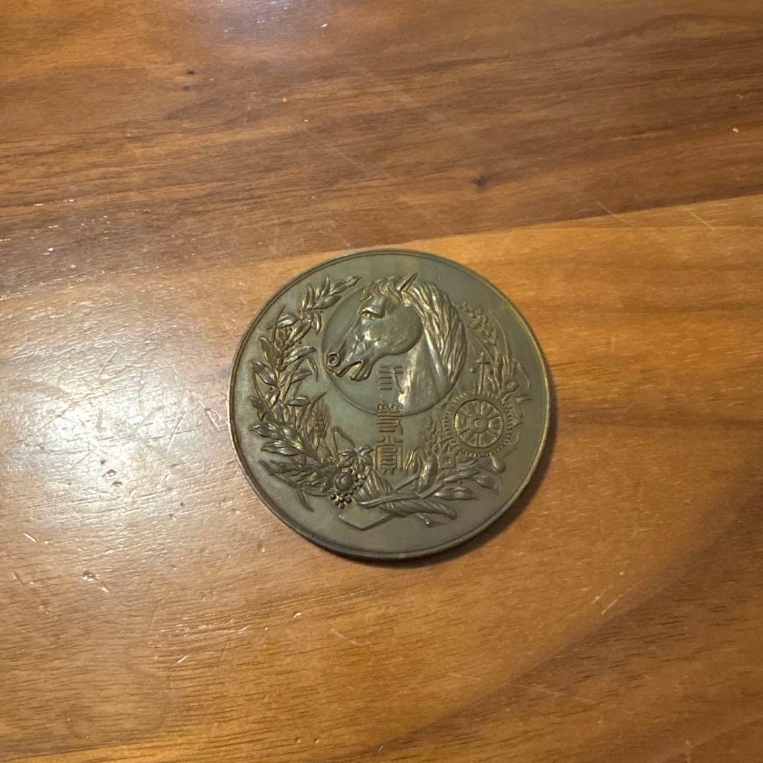 馬のデザイン 記念メダル