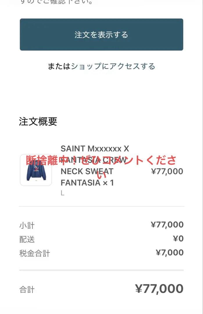 セントマイケル　Disney's Fantasia トレーナー Lサイズ