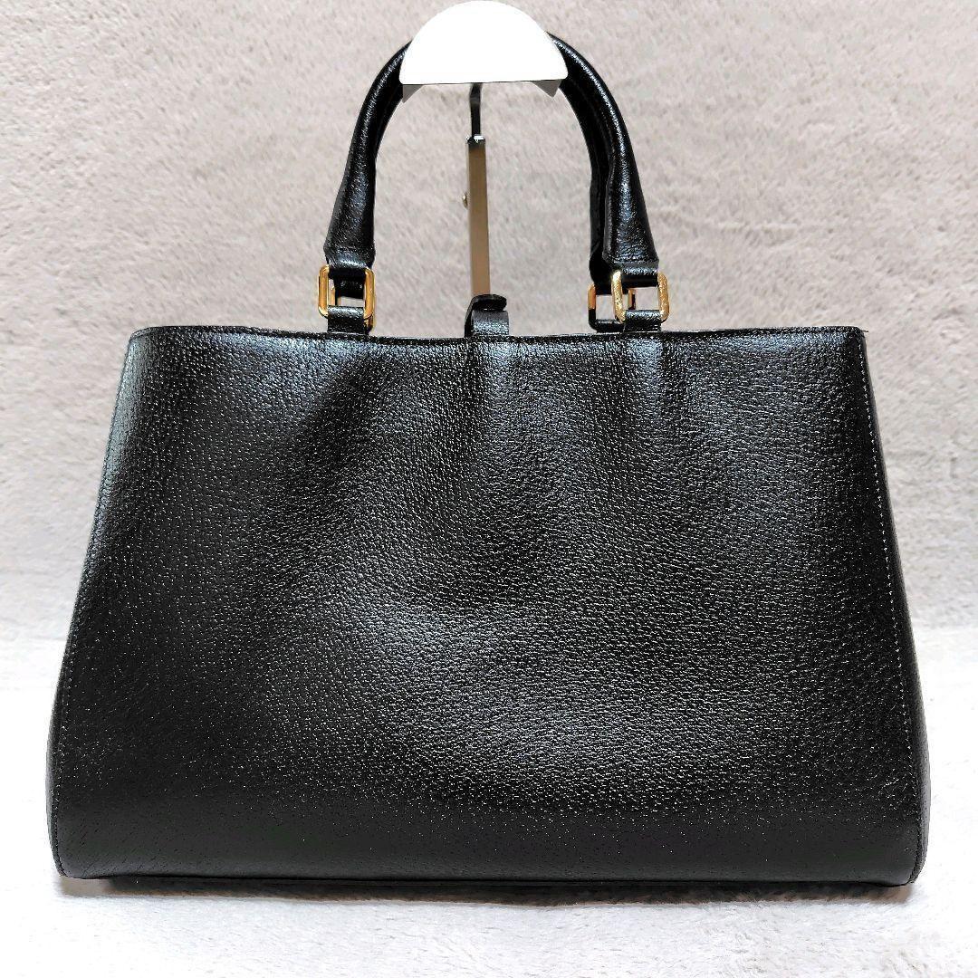 美品✨　イヌエ　ショルダーバッグ　黒　革　フォーマル　斜め掛け　自立　2way