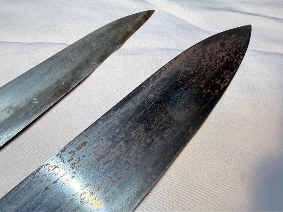 光友　菊元　日本鋼　特鋼光　三徳包丁　包丁　刃物　2本セット